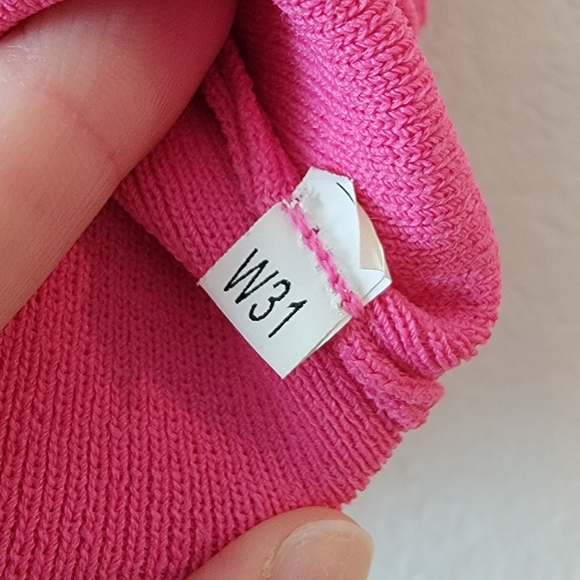 Vintage Hot Pink Y2K 90s Grommet Belt Bimbo Scence Clubbing Mcbling Tank Top M - Picture 16 of 16